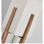 MID-CENTURY JAPANESE RUSTIC TABLE LAMP