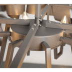 MID CENTURY MODERN CEILING LIGHT METAL RIBBON | CL377852