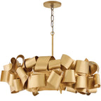 MID CENTURY MODERN CEILING LIGHT METAL RIBBON | CL377852G