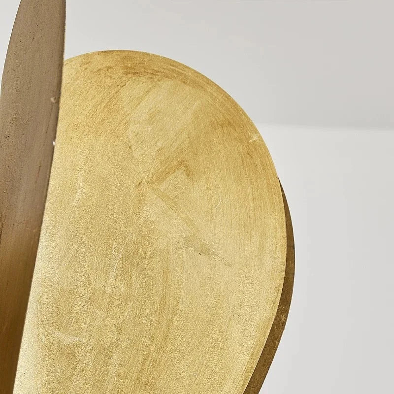 MID-CENTURY MODERN GOLD PENDANT LIGHT