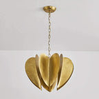 MID-CENTURY MODERN GOLD PENDANT LIGHT