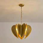 MID-CENTURY MODERN GOLD PENDANT LIGHT