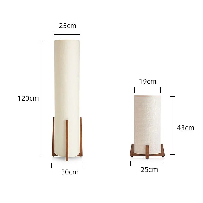 MID-CENTURY SOLID WOOD FLOOR LAMP | CL420025