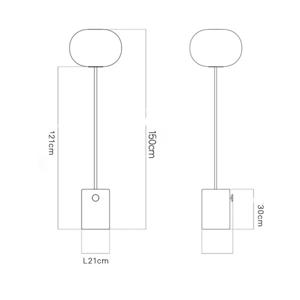 MINIMALIST MARBLE FLOOR LAMP | CLNV58596