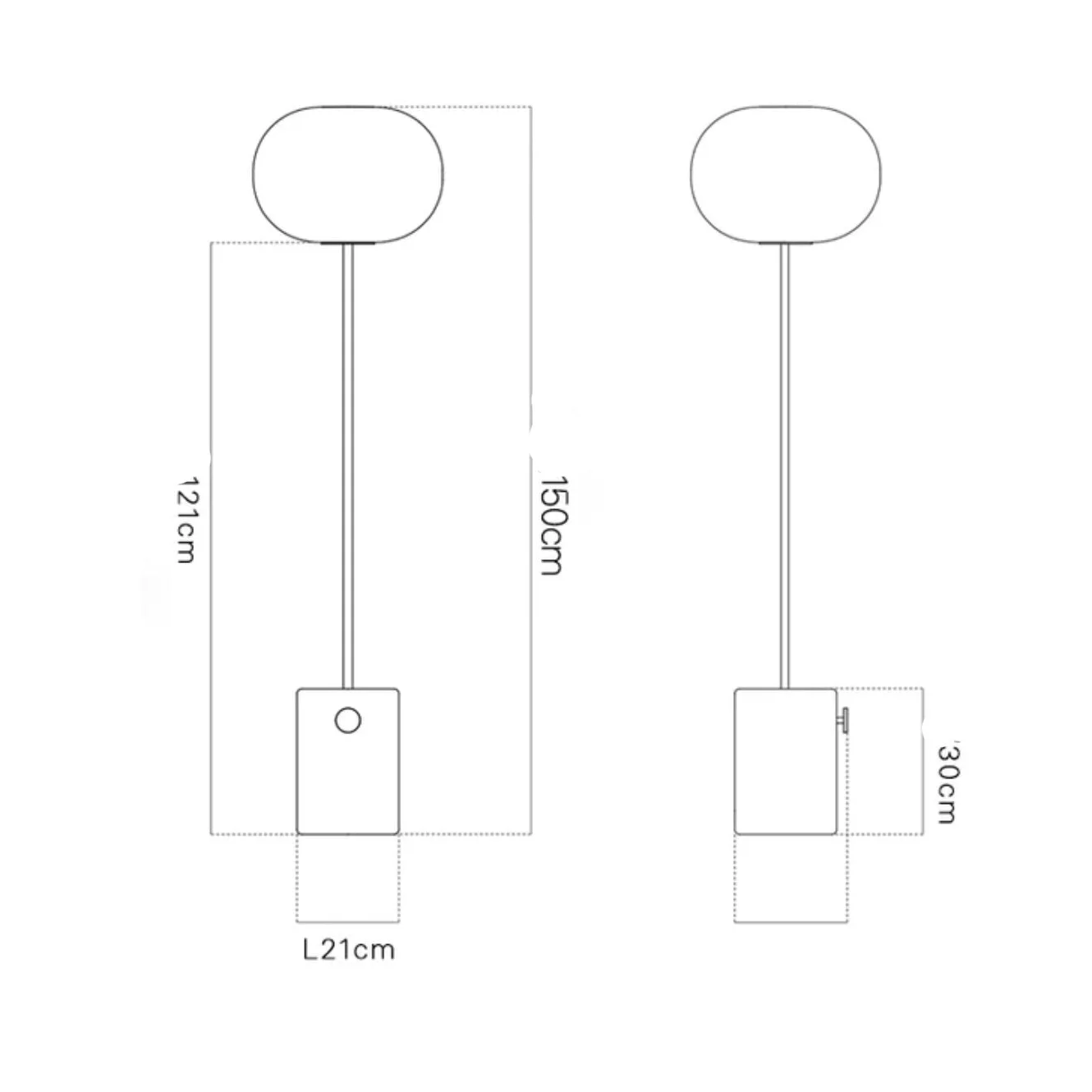 MINIMALIST MARBLE FLOOR LAMP | CLNV58596