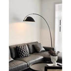 MINIMALIST METAL BLACK ARC FLOOR LAMP
