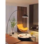 MINIMALIST METAL BLACK ARC FLOOR LAMP