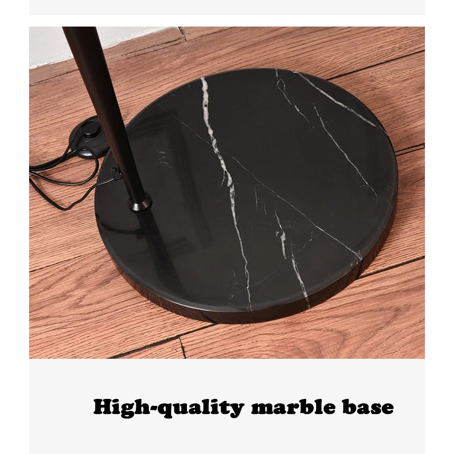 MINIMALIST METAL BLACK ARC FLOOR LAMP