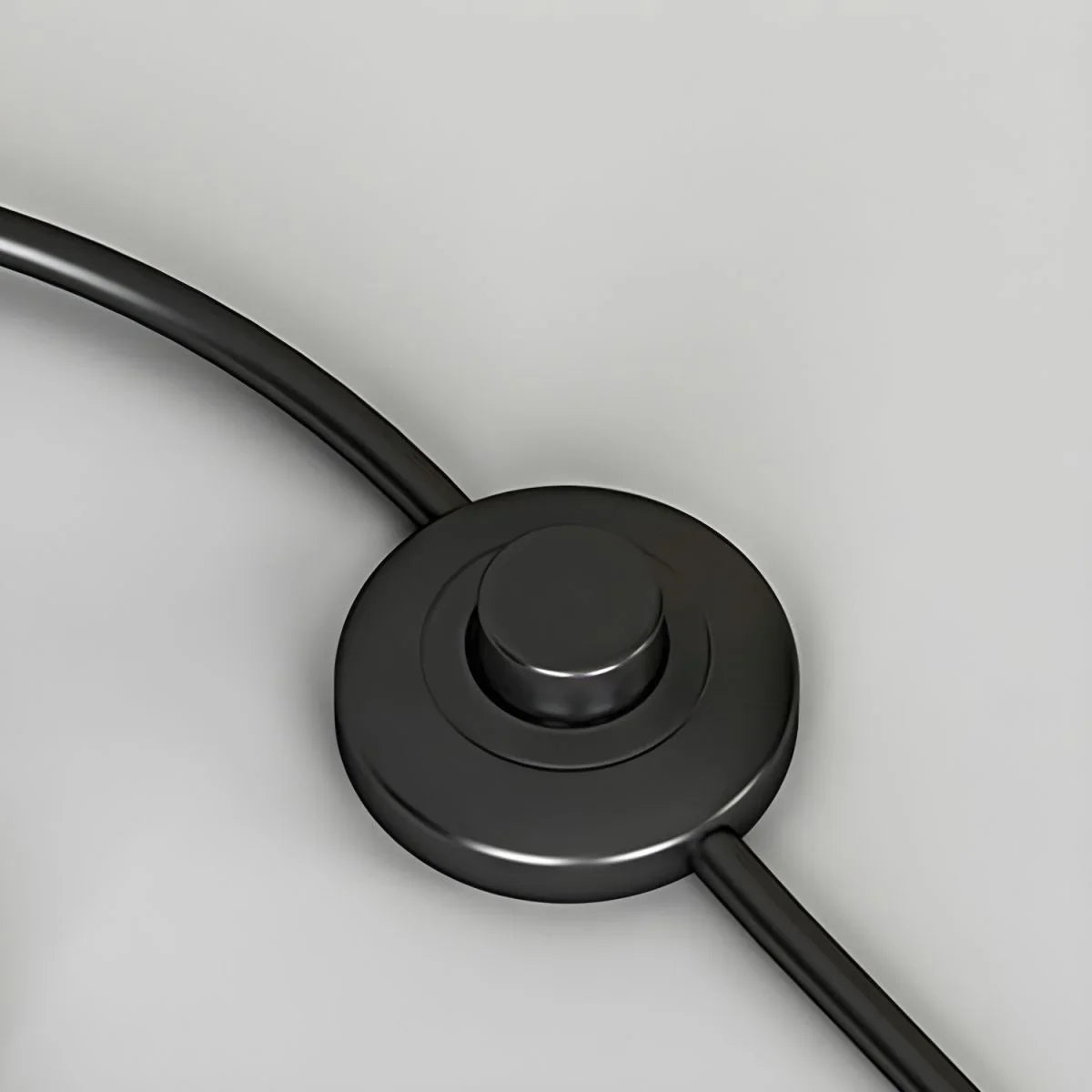 MINIMALIST METAL BLACK ARC FLOOR LAMP