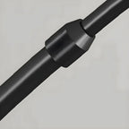 MINIMALIST METAL BLACK ARC FLOOR LAMP