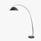 MINIMALIST METAL BLACK ARC FLOOR LAMP