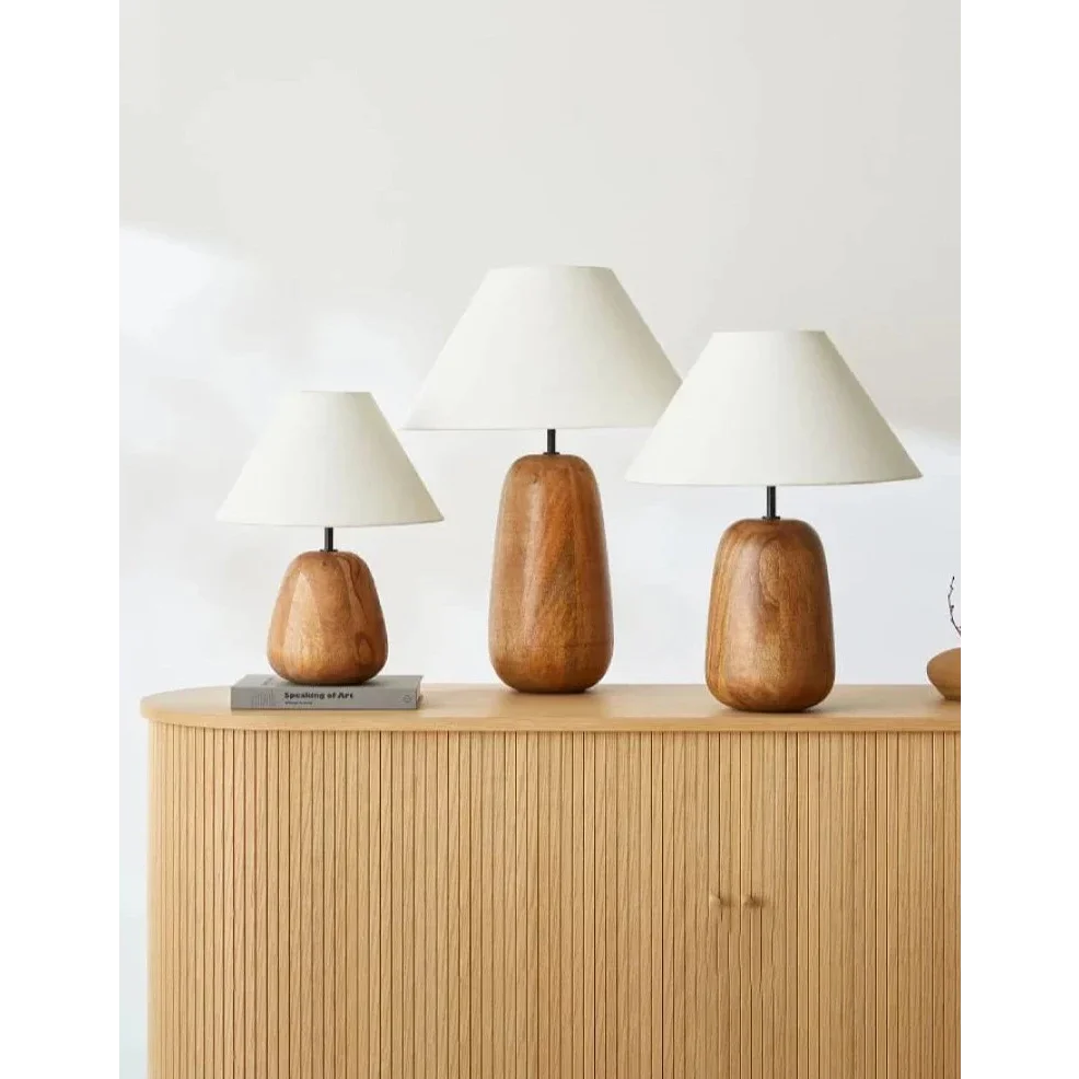 MINIMALIST SOLID WOOD TABLE LAMP |CLO9603