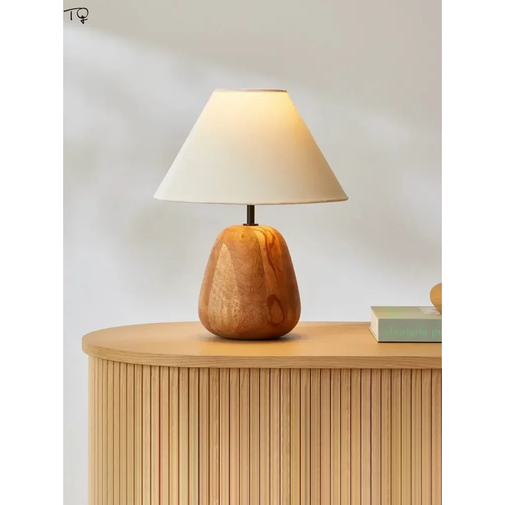 MINIMALIST SOLID WOOD TABLE LAMP |CLO9603