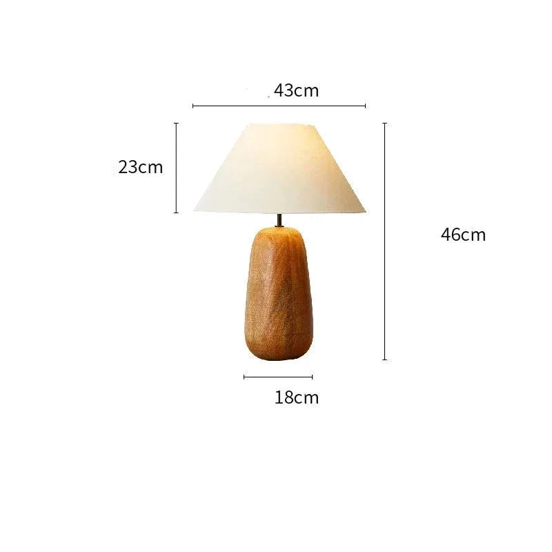 MINIMALIST SOLID WOOD TABLE LAMP |CLO9603