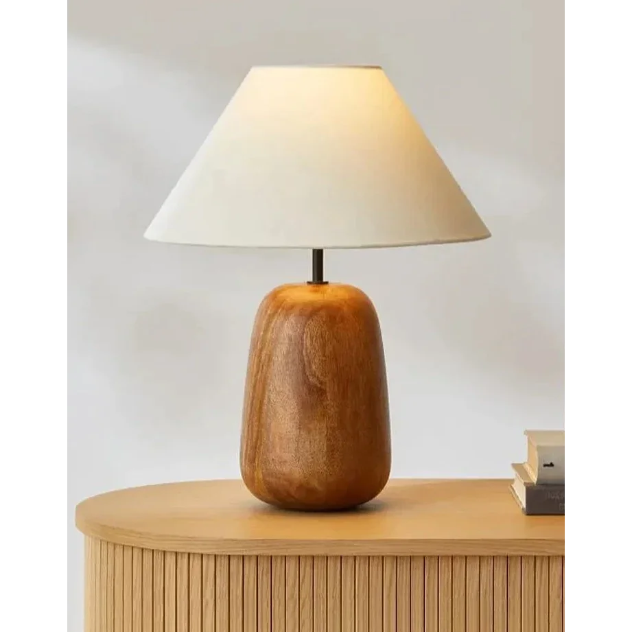 MINIMALIST SOLID WOOD TABLE LAMP |CLO9603