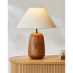 MINIMALIST SOLID WOOD TABLE LAMP |CLO9603