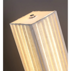 MINIMALIST WHITE FABRIC WOODEN BASE FLOOR LAMP