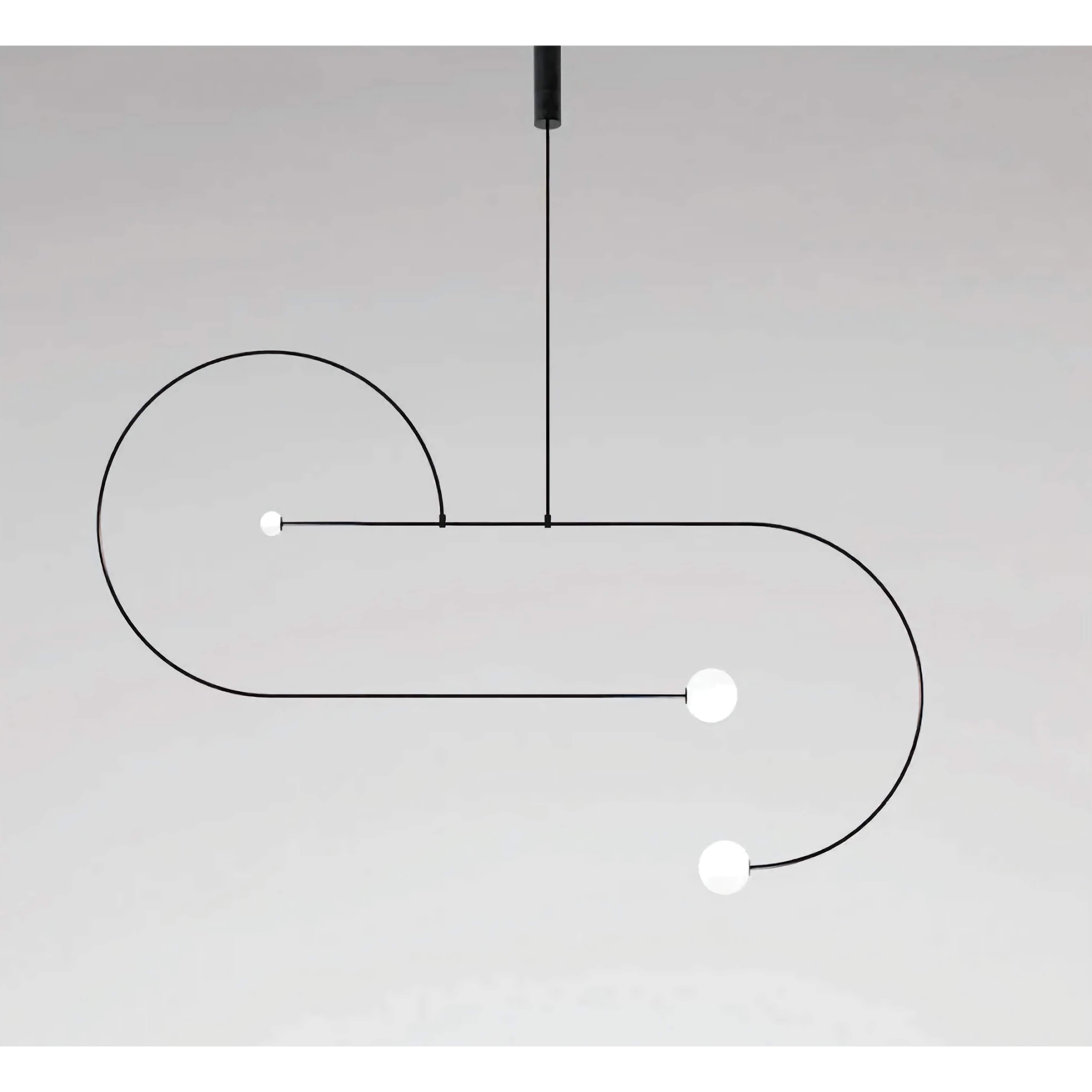 MOBILE MINIMALIST KITCHEN ISLAND LIGHTING