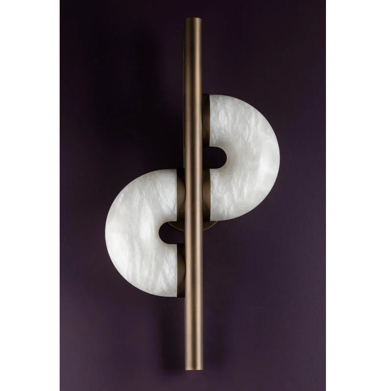 MODERN ALABASTER WALL SCONCE | CLVVRT025