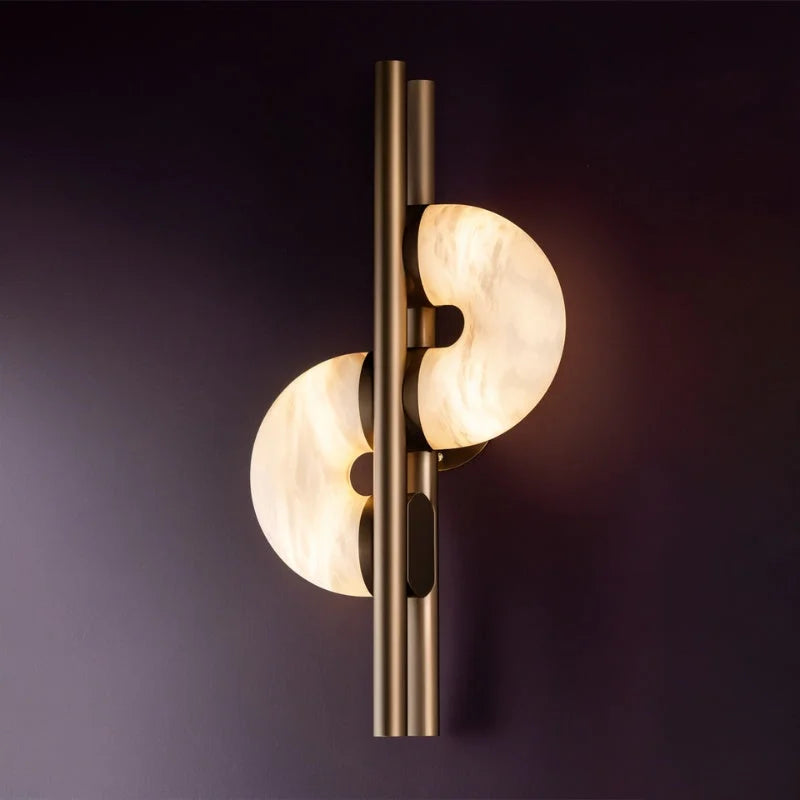 MODERN ALABASTER WALL SCONCE | CLVVRT025