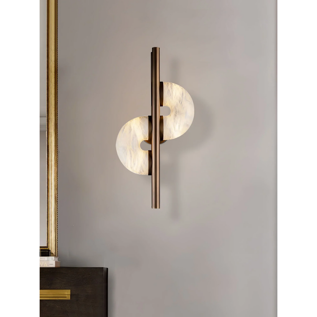 MODERN ALABASTER WALL SCONCE | CLVVRT025
