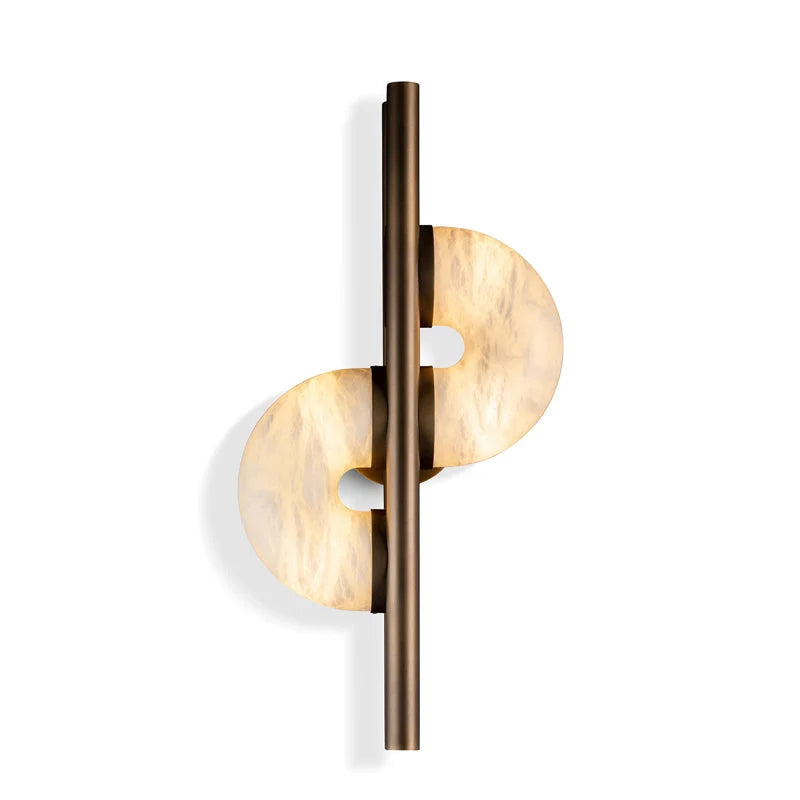 MODERN ALABASTER WALL SCONCE | CLVVRT025