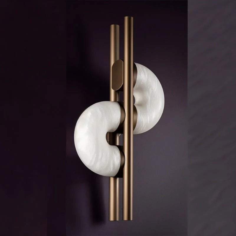 MODERN ALABASTER WALL SCONCE | CLVVRT025