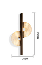 MODERN ALABASTER WALL SCONCE | CLVVRT025