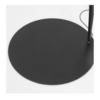 MODERN ARC FLOOR LAMP WITH LED GOLDEN RING