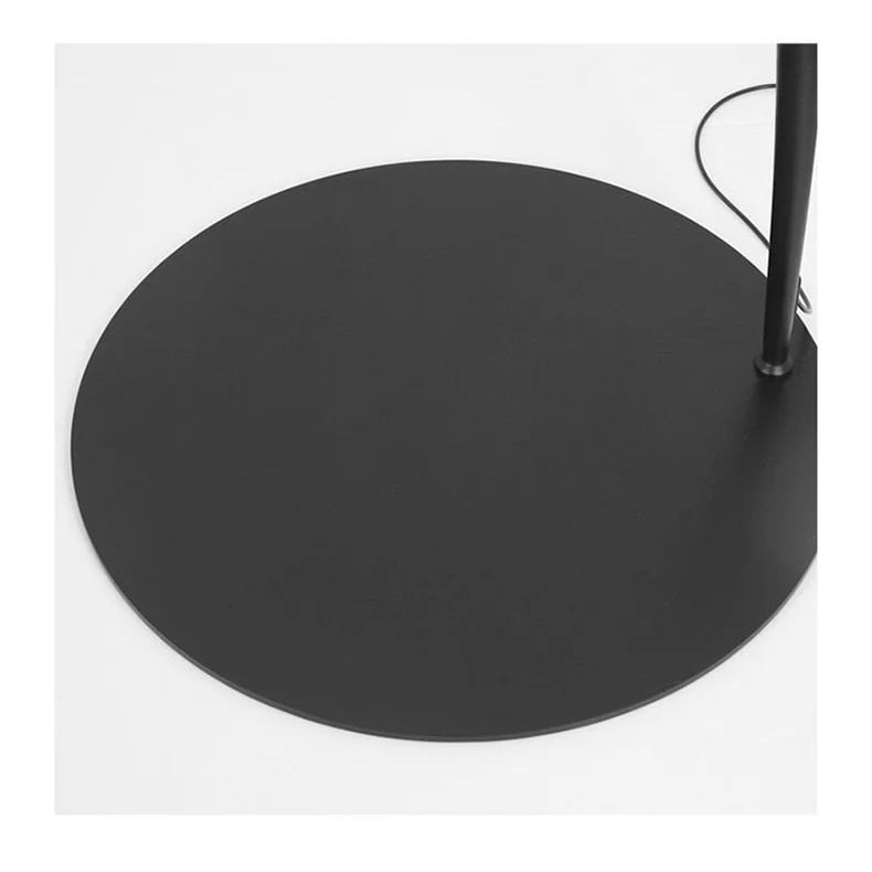 MODERN ARC FLOOR LAMP WITH LED GOLDEN RING