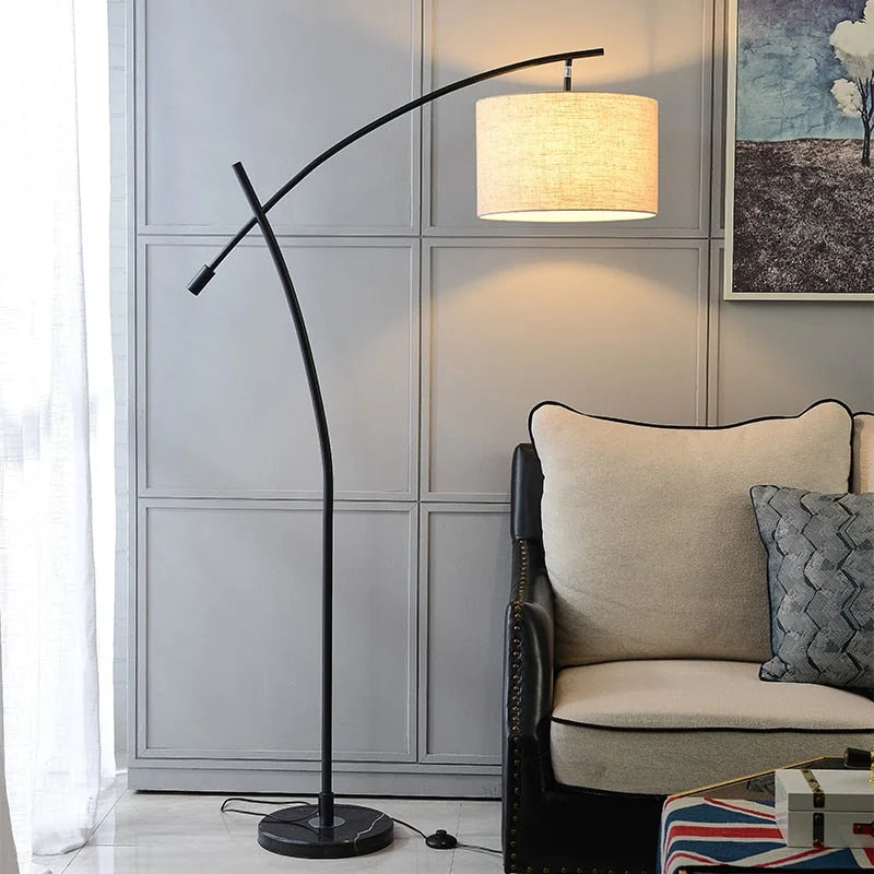 MODERN ARC METAL BASE FLOOR LAMP | CL0036520