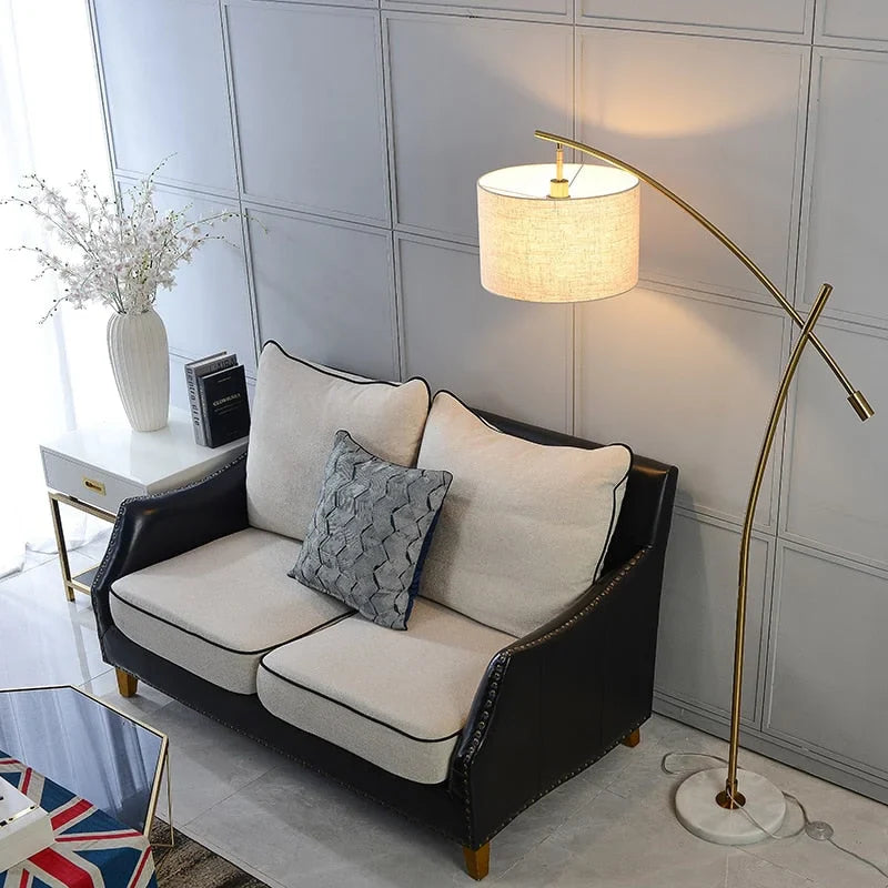 MODERN ARC METAL BASE FLOOR LAMP | CL0036520