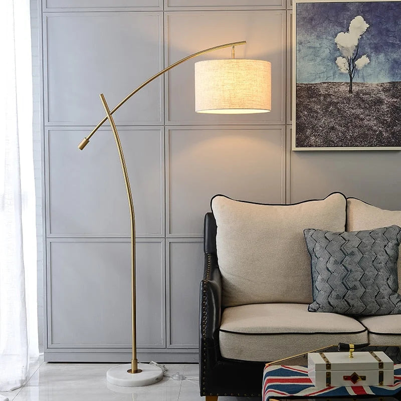 MODERN ARC METAL BASE FLOOR LAMP | CL0036520