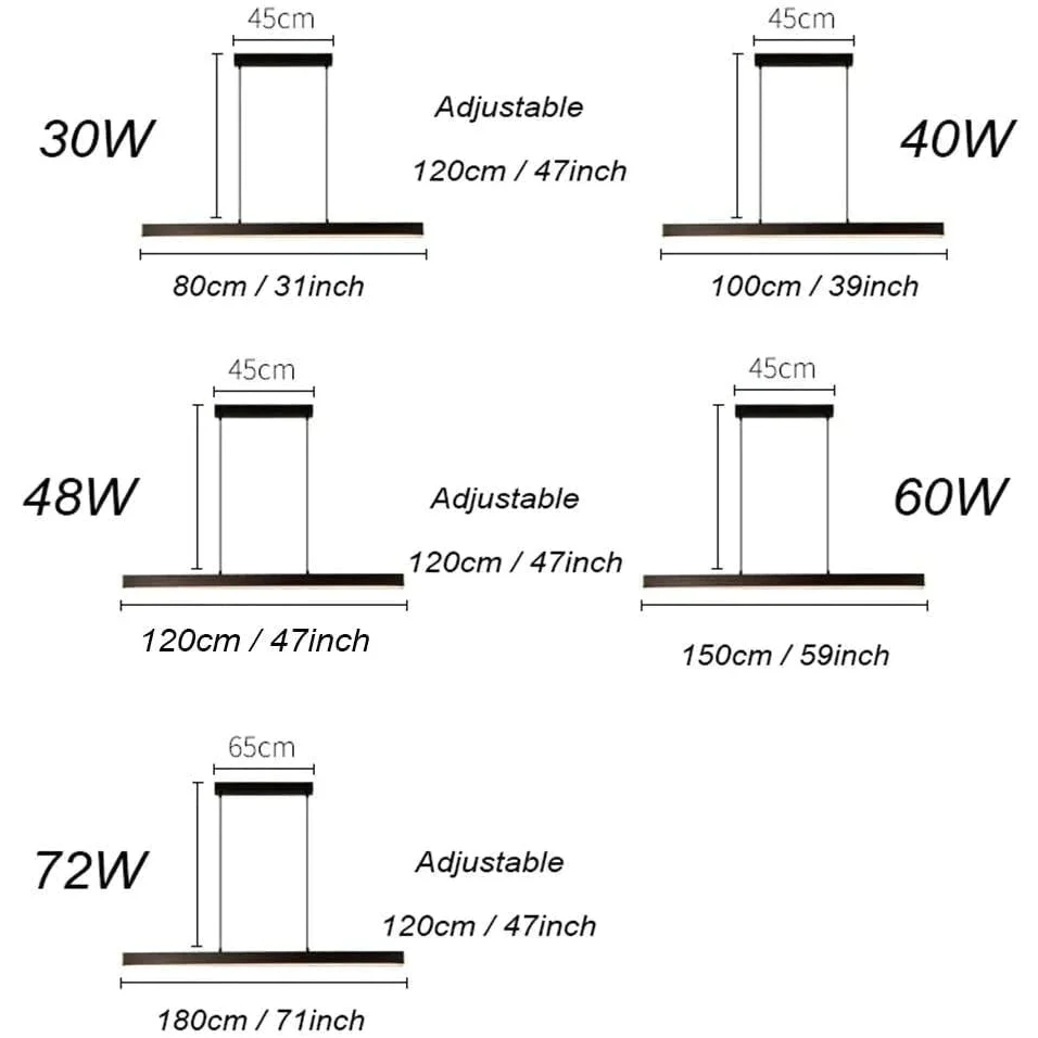 MODERN BAR KITCHEN PENDANT LIGHTING