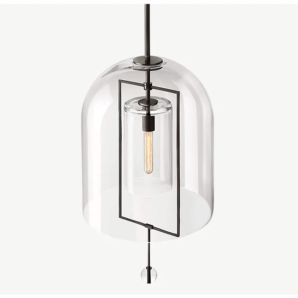 MODERN BLACK GLASS PENDANT LIGHT | DESIGN CLVV2501