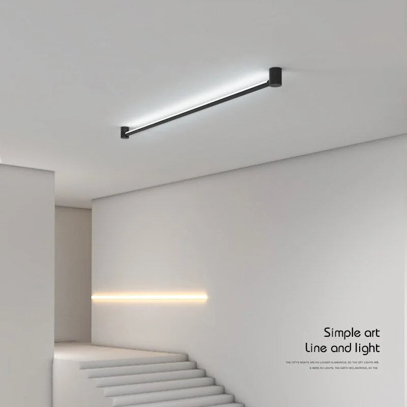 MODERN BLACK LED TRACK LIGHTING