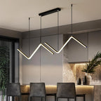 MODERN BLACK LINEAR PENDANT LIGHT | CL80262