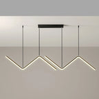MODERN BLACK LINEAR PENDANT LIGHT | CL80262