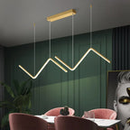 MODERN BLACK LINEAR PENDANT LIGHT | CL80262