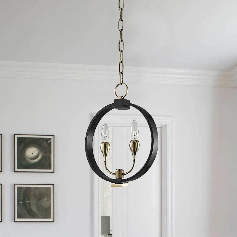 MODERN BLACK ORB CHANDELIER | DESIGN CLVH8777