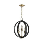 MODERN BLACK ORB CHANDELIER | DESIGN CLVH8777