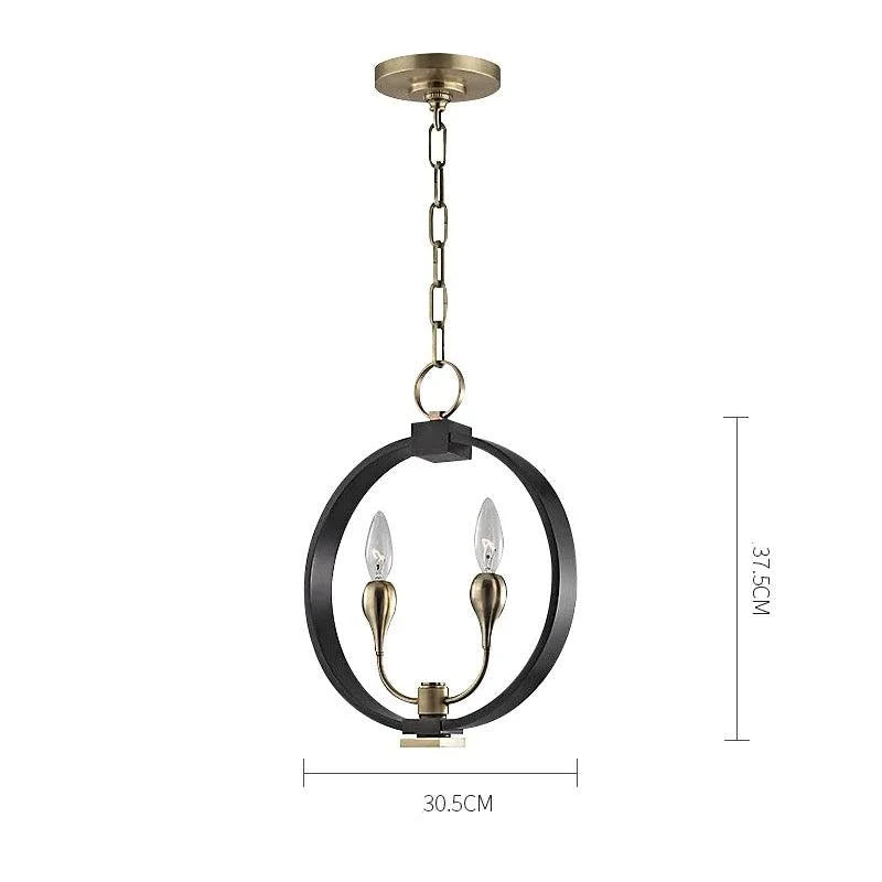 MODERN BLACK ORB CHANDELIER | DESIGN CLVH8777