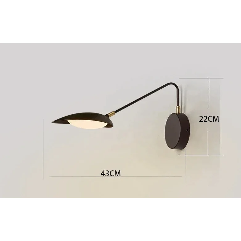MODERN BLACK SWING WALL LAMP | CL811444