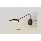 MODERN BLACK SWING WALL LAMP | CL811444