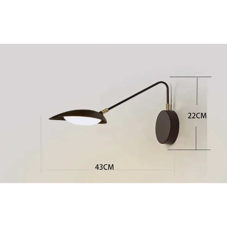 MODERN BLACK SWING WALL LAMP | CL811444
