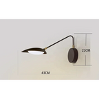 MODERN BLACK SWING WALL LAMP | CL811444