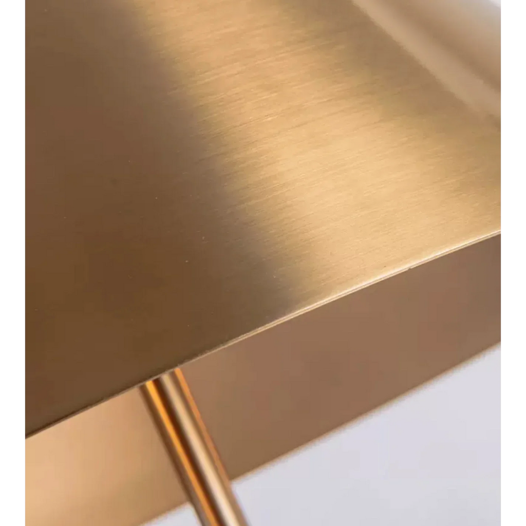 MODERN BRASS AND BLACK IRON TABLE LAMP | DESIGN CLXC0120
