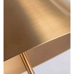 MODERN BRASS AND BLACK IRON TABLE LAMP | DESIGN CLXC0120