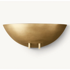 MODERN BRASS BOWL WALL SCONCE | CLHBY90