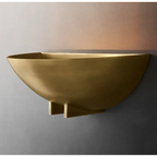MODERN BRASS BOWL WALL SCONCE | CLHBY90